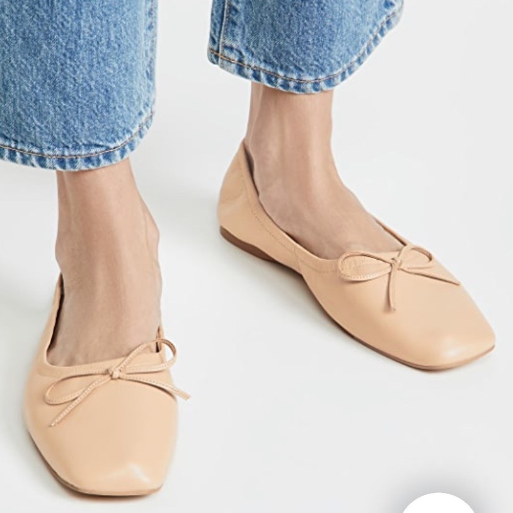Jeffrey Campbell Ballerine Ballet Flats, nude.
